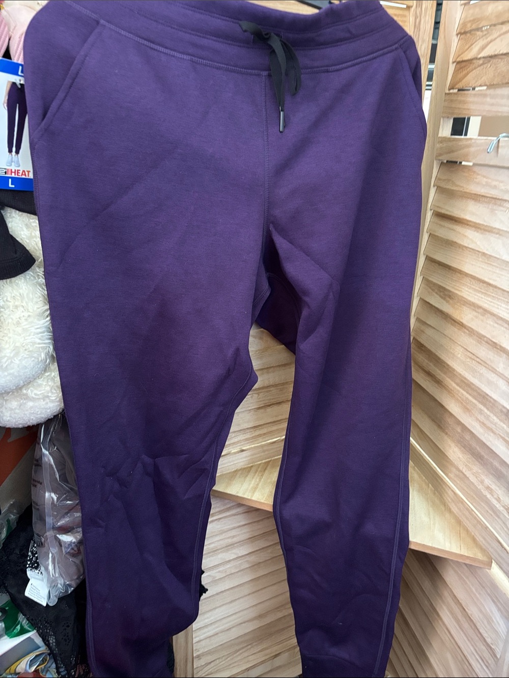 32 Degrees  Dark Purple Joggers NWT Large